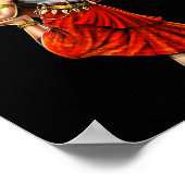 カンボジアクメール伝統的ダンスガールアプサラカンブ ポスター (角)