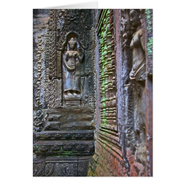 カンボジアシェムリアップ州のター・プローム寺院2 (正面)
