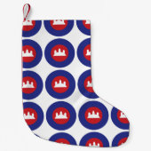 カンボジアルンデル スモールクリスマスストッキング (正面)