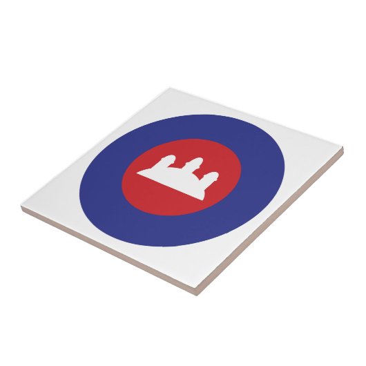 カンボジアルンデル タイル (側面)