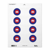 カンボジアルンデル ラベル (フルシート)