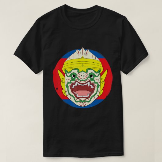 カンボジアンクメール伝統的ダンスリアムカー Tシャツ (デザイン正面)