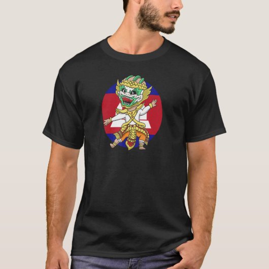 カンボジアンクメール伝統的ダンスリアムカー Tシャツ (正面)