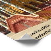 カンボジア仏教寺院と有名な引用文ポスター ポスター (角)