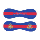 カンボジア国旗とコート・オブ・アームズ 野球ボール (パネル)