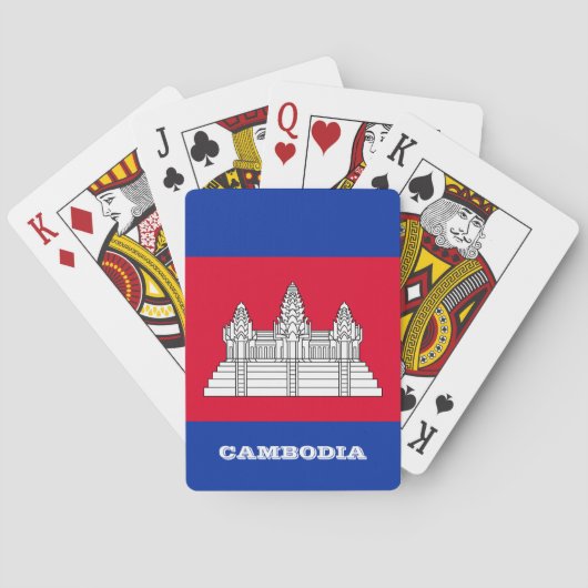 カンボジア国旗のゲーム，カンボジアトランプ トランプ (裏面)