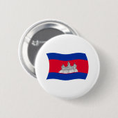 カンボジア国旗のボタン 缶バッジ (正面&裏面)