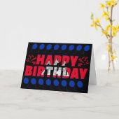 カンボジア国旗の愛国的誕生日 カード (黄色い花)