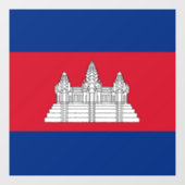 カンボジア国旗 ウィンドウサイン (シート)