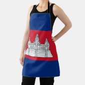 カンボジア国旗 エプロン (インサイチュ)