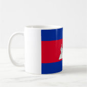 カンボジア国旗 コーヒーマグカップ (左)