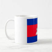 カンボジア国旗 コーヒーマグカップ (左)