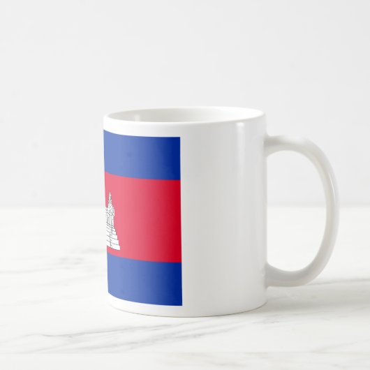 カンボジア国旗 コーヒーマグカップ (右)