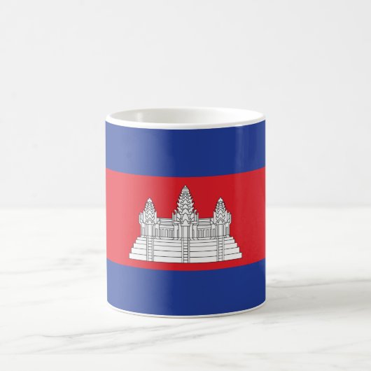 カンボジア国旗 コーヒーマグカップ (中央)