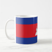 カンボジア国旗 コーヒーマグカップ (左)