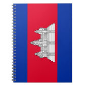 カンボジア国旗 ノートブック (正面)