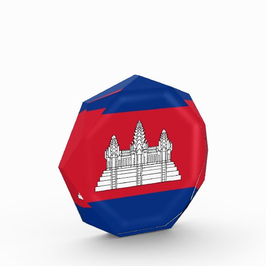 カンボジア国旗 フォトブロック (左)