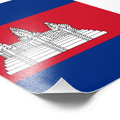 カンボジア国旗 フォトプリント            (角)