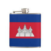 カンボジア国旗 フラスク (正面)