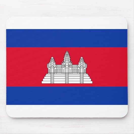 カンボジア国旗 マウスパッド (正面)