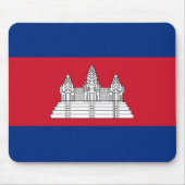 カンボジア国旗 マウスパッド (正面)