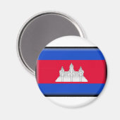カンボジア国旗 マグネット (正面/裏面)