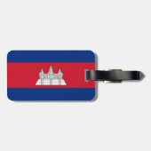 カンボジア国旗 ラゲッジタグ (裏面横)