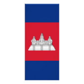 カンボジア国旗 ラックカード (正面)