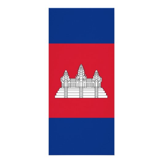 カンボジア国旗 ラックカード (裏面)