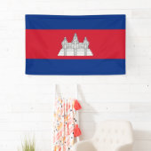 カンボジア国旗 横断幕 (インサイチュ)