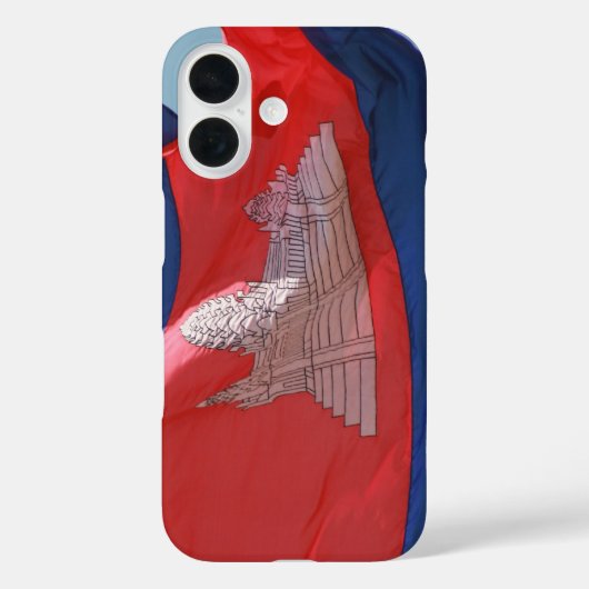 カンボジア国旗 Case-Mate iPhoneケース (裏面)