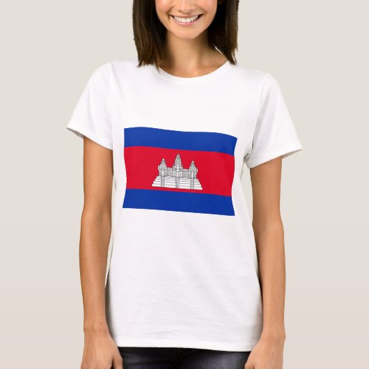 カンボジア国旗 Tシャツ (正面)