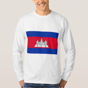 カンボジア国旗 Tシャツ