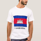 カンボジア国旗 Tシャツ (正面)