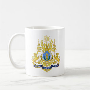 カンボジア国王室の軍部 コーヒーマグカップ