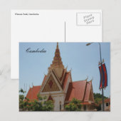 カンボジア寺院 ポストカード (正面/裏面)