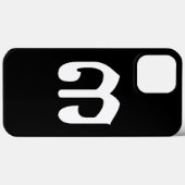 カンボジア数字3 / ៣ (さん) クメール文字 Case-Mate iPhoneケース (裏面 (横))