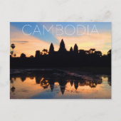 カンボジア旅行絵葉書 アンコールワット ポストカード (正面)