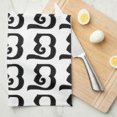 カンボジア第2 / 2 / ២ (Pi)クメール語 キッチンタオル (四つ折り)