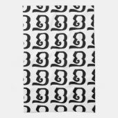 カンボジア第2 / 2 / ២ (Pi)クメール語 キッチンタオル (縦)