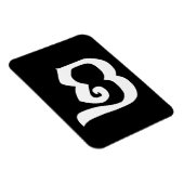 カンボジア第2 / 2 / ២ (Pi)クメール語 マグネット (右側)