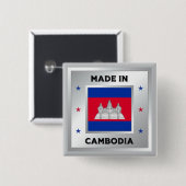 カンボジア製 缶バッジ (正面&裏面)