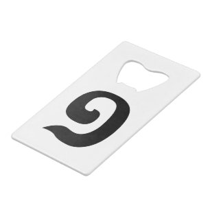 カンボジア語1 / 1 / ១ (MUJ)クəメール語 クレジットカード栓抜き