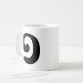 カンボジア語1 / 1 / ១ (MUJ)クəメール語 コーヒーマグカップ (正面左)