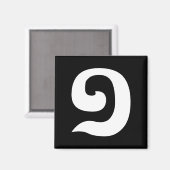 カンボジア語1 / 1 / ១ (MUJ)クəメール語 マグネット (正面/裏面)