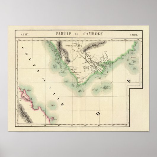 カンボジア、アジア110 ポスター (正面)