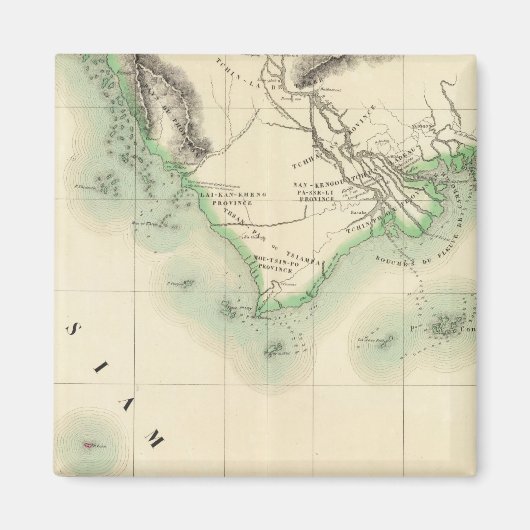 カンボジア、アジア110 マグネット (正面)