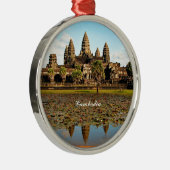 カンボジア，アンコールワット メタルオーナメント (右)