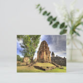 カンボジア、アンコールワット。馬根寺の眺め。 ポストカード (スタンド正面)