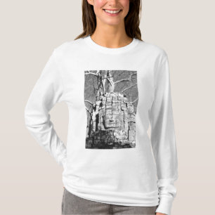 カンボジア アンコール遺跡 タソム寺のレリーフ Tシャツ